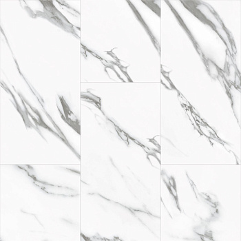 Кварц-виниловая плитка Fargo Stone LVT Мрамор Калакатта 48105-02 фаска 